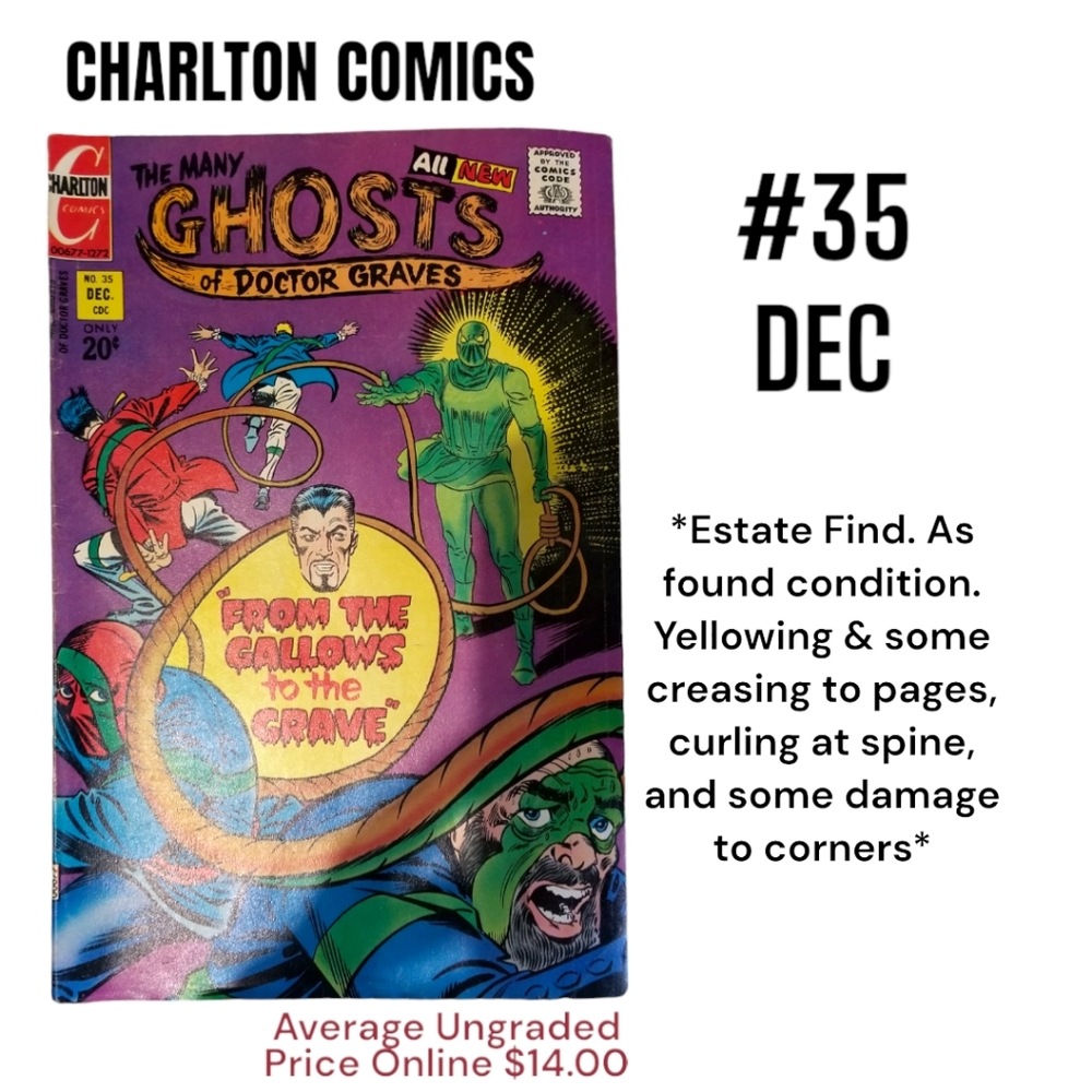 BUNDLE CHARLTON COMICS Vintage 1970's Comic Books